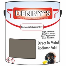 Dennys High Temp Radiators Paint - Steelworks Industrial Grey