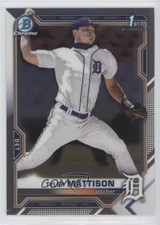 2021 Bowman Draft Chrome Tyler Mattison #BDC-58 0k1d
