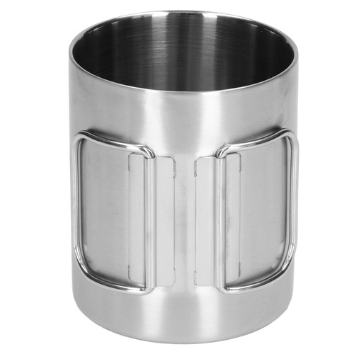 Stainless Steel Cup Corrosion Resistant Folding Handle Folding Design Exquis SET - Bild 16 von 22