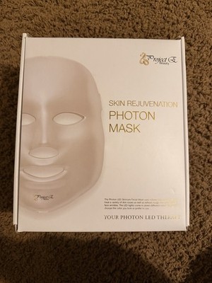 Project E Beauty 7 Color LED Mask Photon Light Skin Rejuvenation Therapy Acne