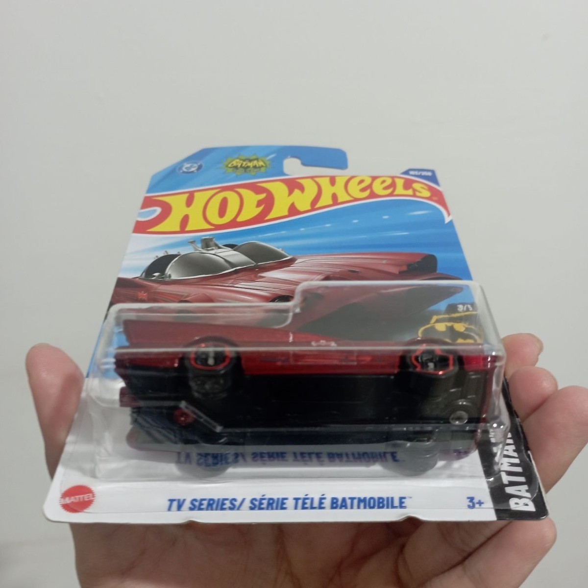Hot Wheels Batmobile Batman & Robin 2025 - Boîte H Mainline - Modèle 1:64 Diecast Bleu - Neuf