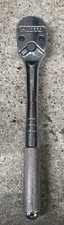 Vintage PROTO Tools 5449P 1/2" drive 10" heavy duty chrome ratchet Made in USA