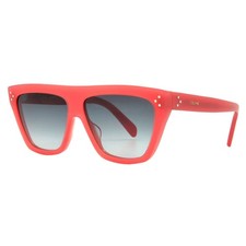 Celine Smoke Gradient Square Unisex Sunglasses CL40256I 66B 58 CL40256I 66B 58