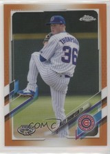 2021 Topps Pro Debut Chrome Orange Refractor 10/25 Riley Thompson #PDC-117 3h1