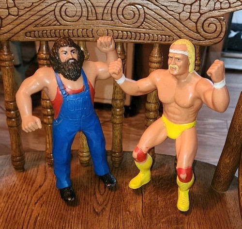  Hulk Hogan & Hillbilly Jim WWF  Action Figure Vin...