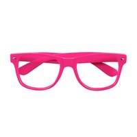 Partybrille Neonpink Brille Pink Ohne GläSer Fasching Karneval Party