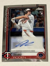 2025 Topps Chrome Update Alan Roden Rookie Auto