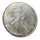 One Dollar 1997 American Silver Eagle 1 oz .999 Fine Silver Coin "Toning" Loc#C7