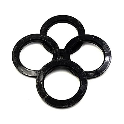 78.1 to 108 Hub Centric Rings, Black Plastic Hubcentric Rings Compatible with 