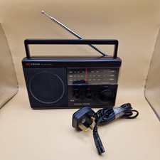 Morphy Richards R130 3‑Band Portable Radio Black Retro Great Condition - Working