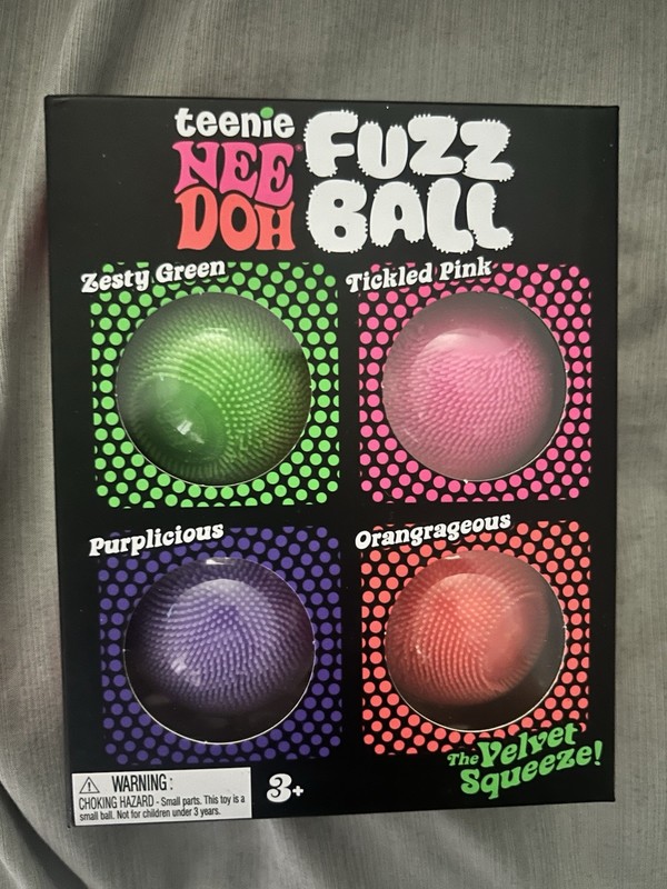 VIRAL Needoh Teenie Fuzzball 4 Pack -  NEW in box