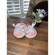 Build A Bear Hello Kitty SHOES 2012 HK Sanrio Logo Converse Style Tennis Sparkle