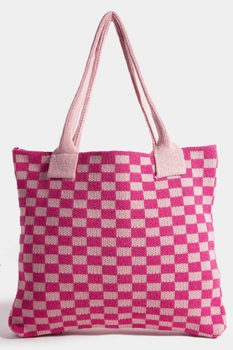 Bolso de Mano Fame Patrón a Cuadros - Imagen 6 de 12