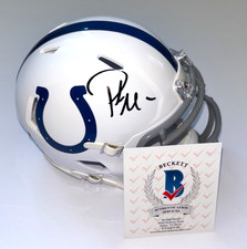 PAT MCAFEE SIGNED INDIANAPOLIS COLTS MINI HELMET WWE BARSTOOL ESPN SHOW BAS !