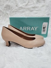 Array Flatter Womens Leather Pumps Nude Size ...