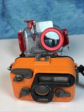 Olympus PT-018 waterproof housing in Hanamex amphibian STMs 