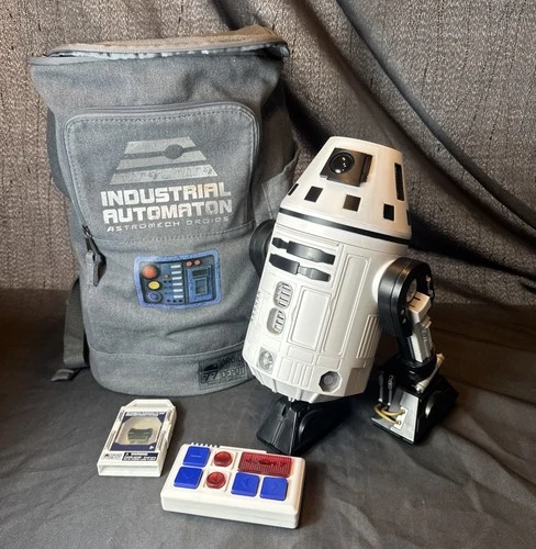 StarWars Galaxy's Edge Droid Depot Purple Astromech With New Travel Bag - Remote