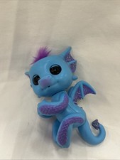 WowWee Fingerlings - Glitter Dragon - Tara Blue Purple Interactive Baby - Works