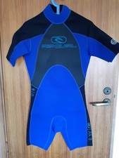 RIP CURL 3:2 SHORTIE WETSUIT  SIZE 10 -12  YOUTHS XS BLUE/ BLACK EX. CONDITION