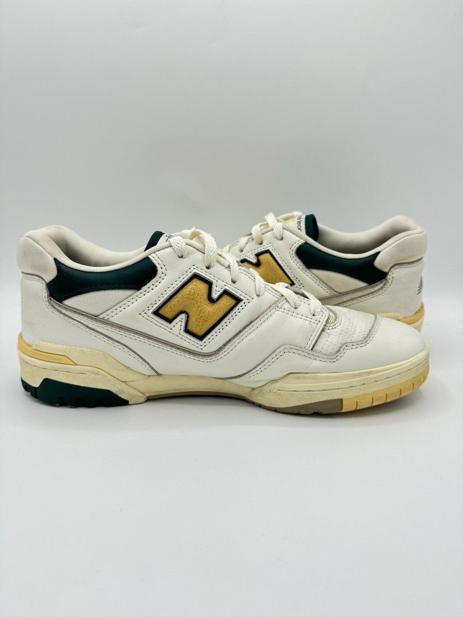 Size 10 - Aime Leon Dore x New Balance 550 Natural Green Yellow