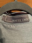 EUC MENS LARGE MATTE GREY GOLF SHIRT POLO — photo 2