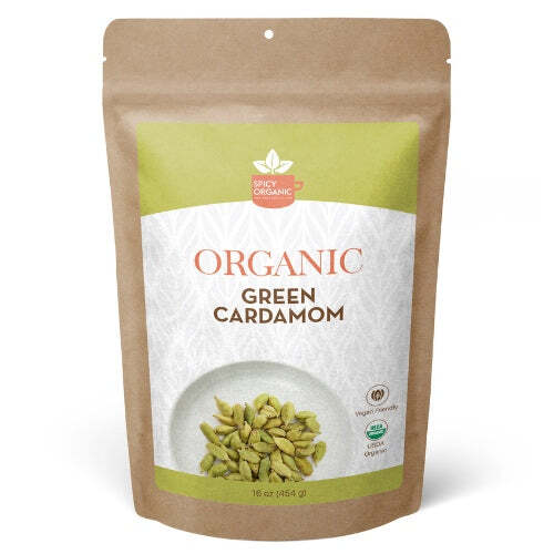 Organic Jumbo Green Cardamom Pods - Whole Elaichi Spices for