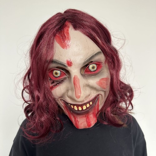 Halloween Scary Head Wall Hanging Photo Props Handmade Wall Hanging Sculpture - Picture 13 of 14