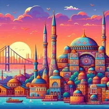 Digital image picture photo wallpaper background Istambul 222