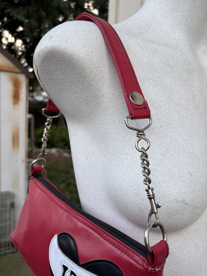 Lux de Ville Дамская сумка истинная любовь сердце в горошек 1-го поколения ретро сумочка рокабилли - Изображение 3 из 4