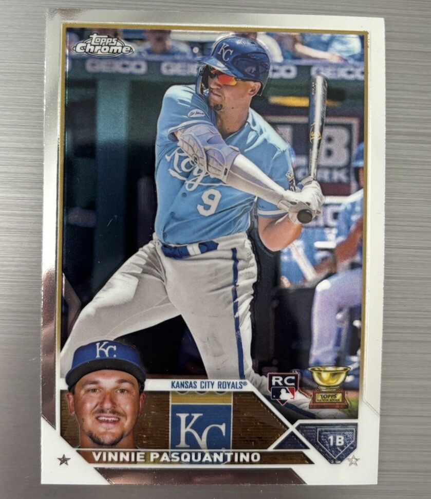 2023 Topps Chrome #119 Vinnie Pasquantino Rookie Card RC Kansas City Royals
