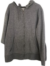 Woomen’s Zipper Noodie Comfortable Long Sleeve Loose Solid Color Jacket Knitted