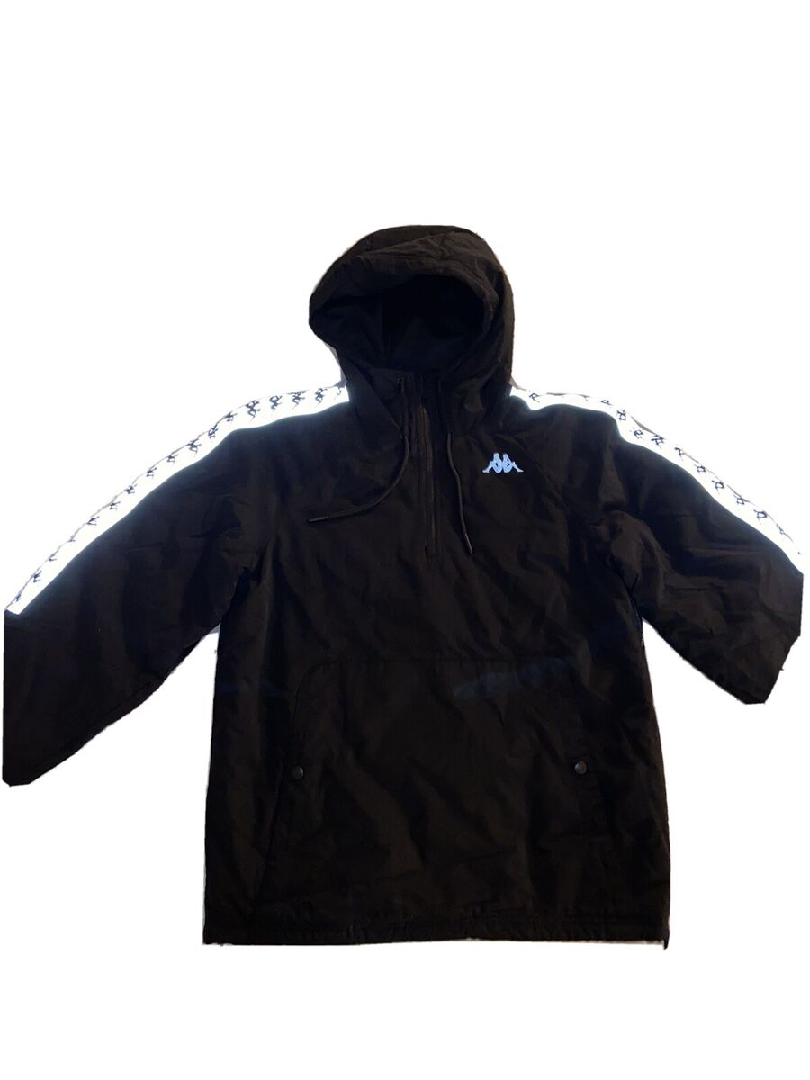 Kappa 222 banda dalos hooded Reflective jacket mens NEW