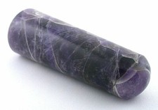 3 1/2 x 1 Inch Natural Banded Amethyst Crystal Massage Wand Gemstone Gem EBS8774