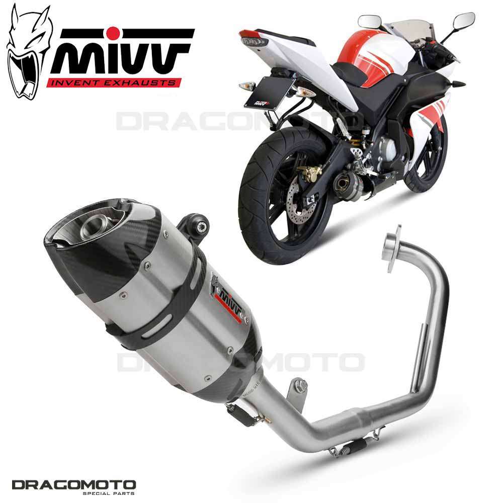 Komplette Aupuff YAMAHA YZF R125 2008 2009 MIVV Suono