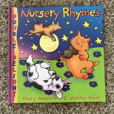 DOUBLE DELIGHT NURSERY RHYMES By Mary Novick & Jenny Hale - Hardcover EXCELLENT