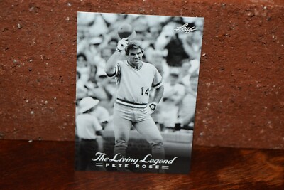THE LIVING LEGEND PETE ROSE LEAF # 47 TRADING CARD 2012