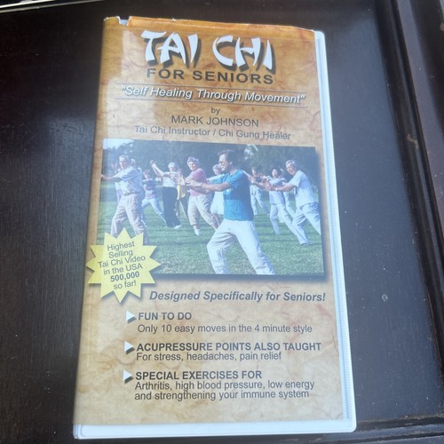 VTG Tai Chi for Seniors VHS Mark Johnson Self Healing Through Movement Chi Gung