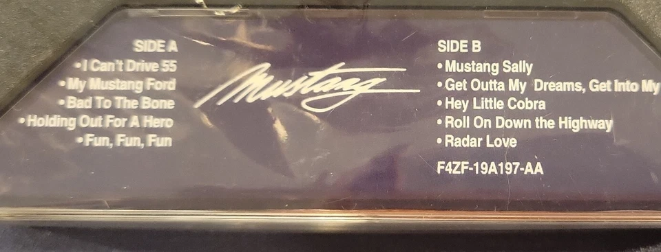 NEW Mustang Magic Ford Cassette Tape 1980's Cruisin' Rock & Roll Sammy Hagar - Image 3 of 4