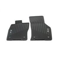 Gummi FußMatten Original Audi A3 (8Y) Allwettermatten 2X Gummimatten Vorn OEM