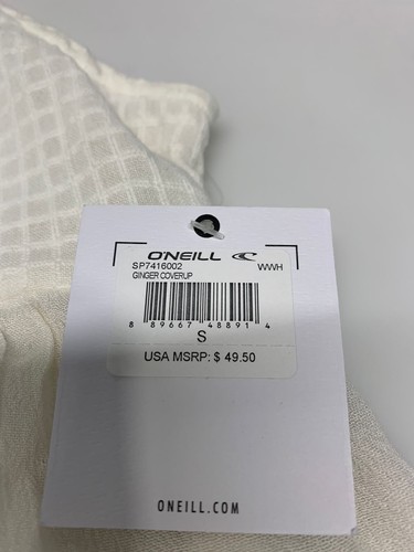 New O'neill Dress Sleeveless White S Women's Was $49.50 A44 - Picture 4 of 9