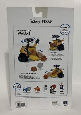 Disney Pixar Wall-E Deluxe Poseable Action Figure By Thinkway Toys