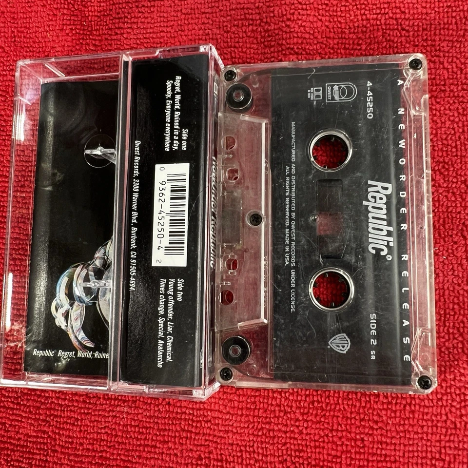 🔥 RARE NEW ORDER Republic (Cassette Tape, 1993 Quest Records)   CLEAN! - Image 2 of 4