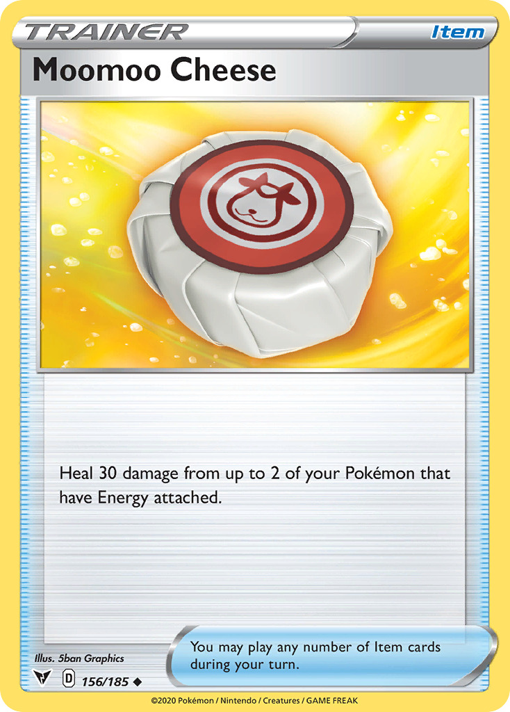 156/185 Moomoo Cheese - Vivid Voltage - Uncommon Pokemon TCG Card