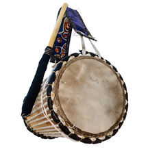 Talking Drum - 10" African Traditional Musical Instrument