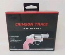 Crimson Trace Complete Focus Lasergrips LG-105 S G J-Frame Round Butt Pink Mat.