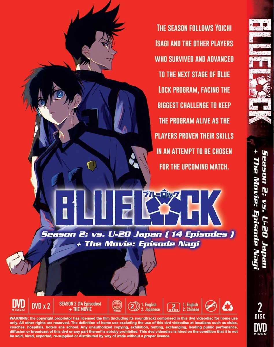 ANIME DVD BLUELOCK SEASON 2 VOL.1-14 END + MOVIE *ENGLISH DUBBED