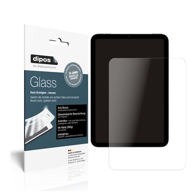 2x Schutzfolie für Apple iPad mini 6 (2021) matt - 9H Folie dipos Glass