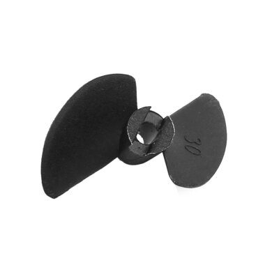 30 x 40 x 3,17 mm Nylon 2-Flügel drehbar RC Boot Requisite Propeller schwarz links