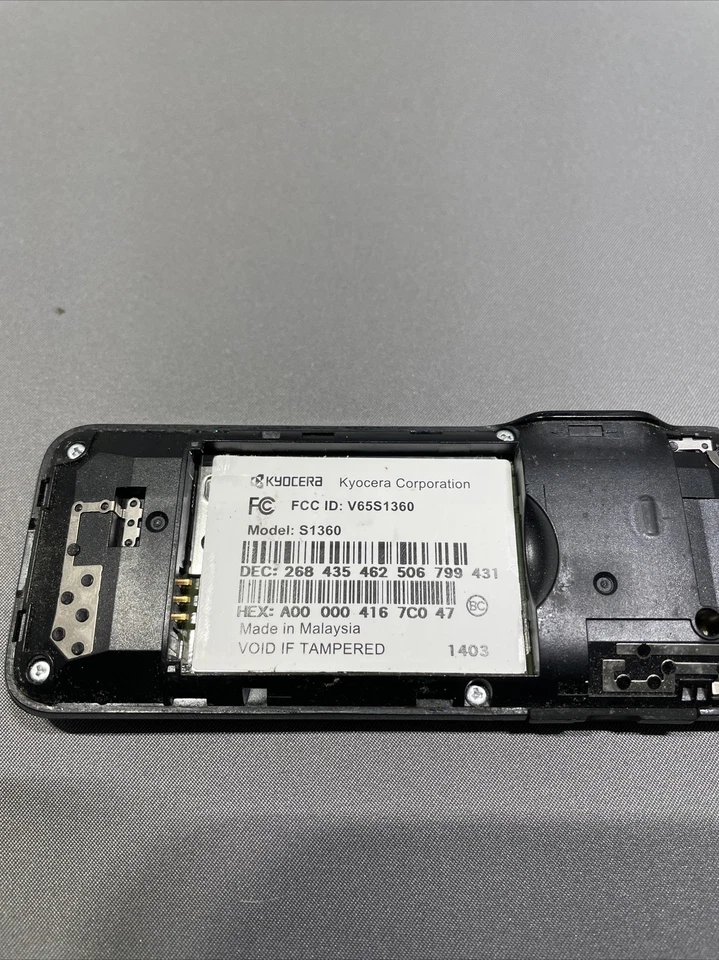 Teléfono celular Kyocera Jax S1300 - negro (MetroPCS) Foto 2 de 4