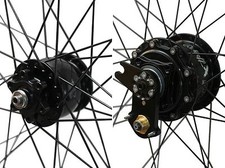 Disco 28" LRS Rohloff Speedhub nero + Son 28 nuovo nero cerchio Rigida Andra 40